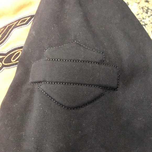 Harley Davidson Denim Jacket Mens L - Picture 4 of 6